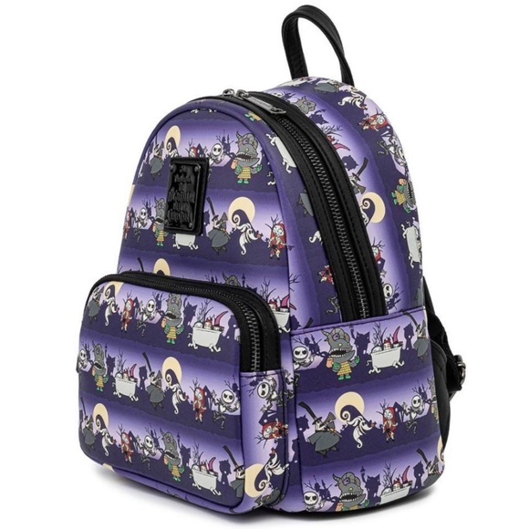 Loungefly Disney The Nightmare Before Christmas Halloween Line Mini Backpack main image 6